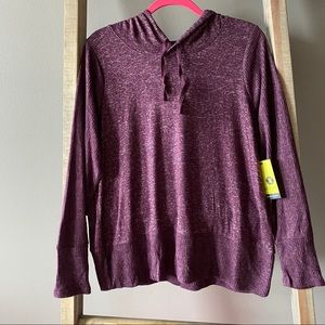 NWT Heather Purple Hoodie